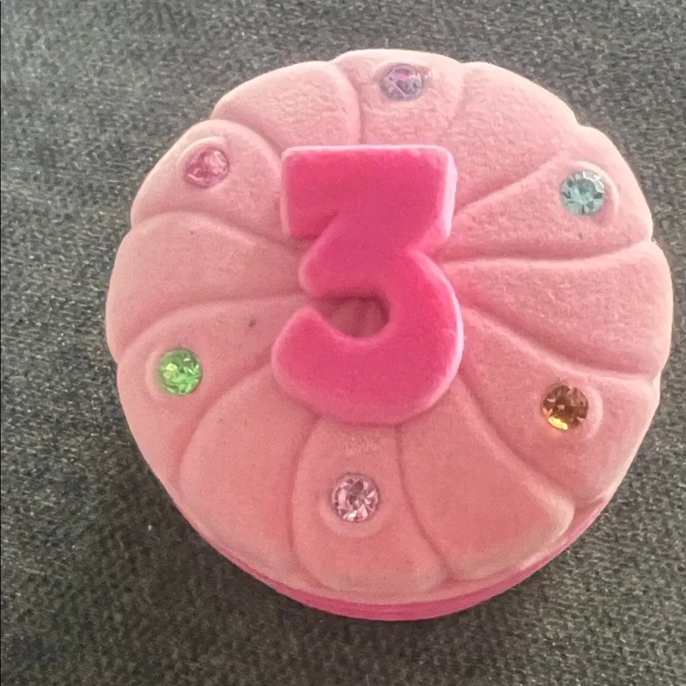 3rd Birthday Heart Pendant Necklace in gift box
